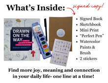 Load image into Gallery viewer, Creativity Kit -- Signed Book, Sketchbook, Paints, Pens & More!