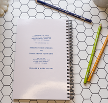 Load image into Gallery viewer, You Are A Work Of Art Sketchbook