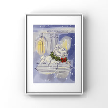 Load image into Gallery viewer, New York Public Library Lions -- Print