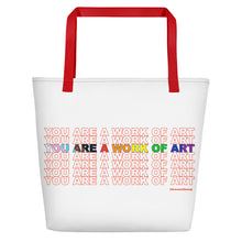 Load image into Gallery viewer, ๐Thank You Have A Nice Day - Pride Edition! ๐ Beach Bag