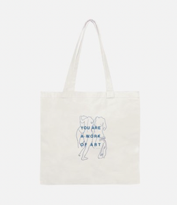 You Are A Work Of Art Canvas Tote Bag