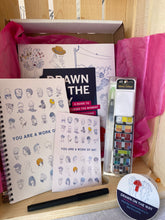 Load image into Gallery viewer, Creativity Kit -- Signed Book, Surprise Sketch, Paints, Pens &amp; More!