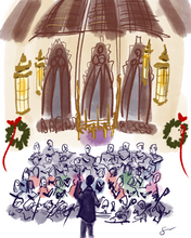 Load image into Gallery viewer, Hallelujah -- Handel&#39;s Messiah, Holidays In NYC - Archival Print