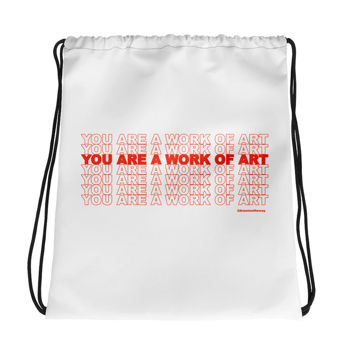 Thank You Have A Nice Day! Drawstring bag