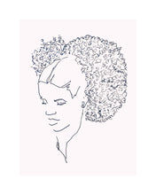 Load image into Gallery viewer, Meditation in Curls -- Art Print