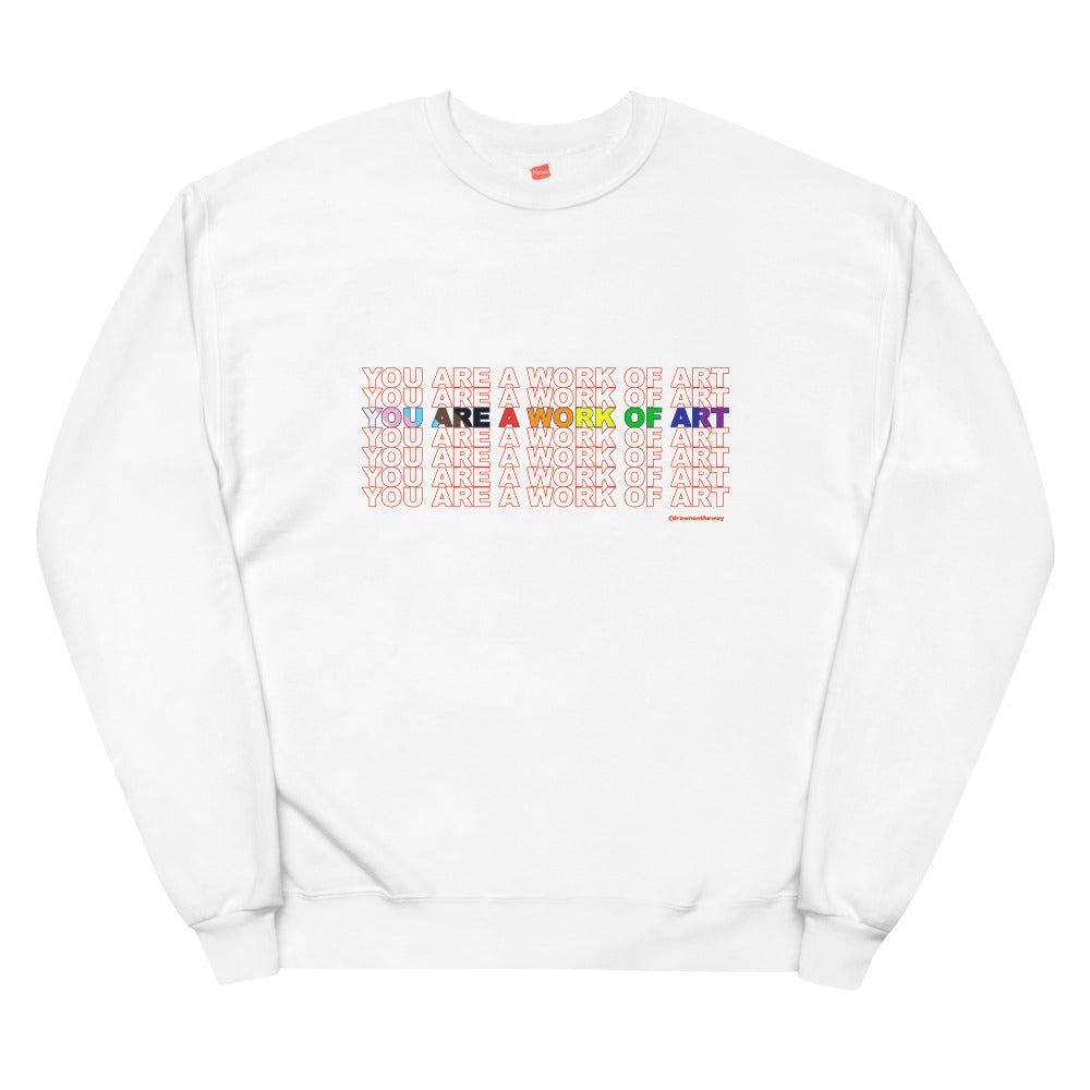 Unisex fleece sweatshirt